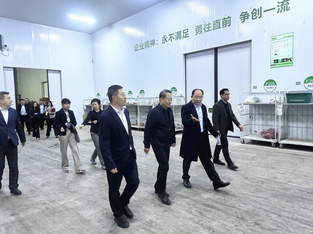 國家金融監(jiān)督管理總局領導調研健力源北京供應鏈基地